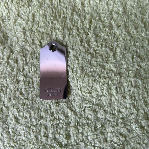 Coach Leather Metal Key Chain - Picture 6 of 6